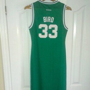 NBA Celtics Reebok Hardwood Classics Larry Bird 33 Jersey Dress
